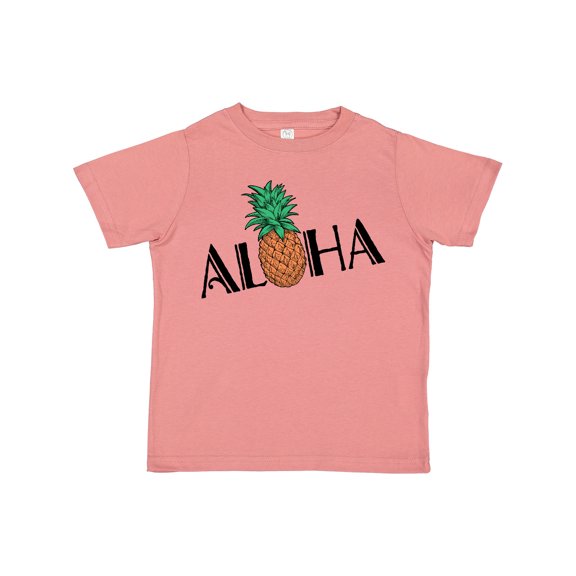 Inktastic Aloha- with Pineapple Boys or Girls Toddler T-Shirt