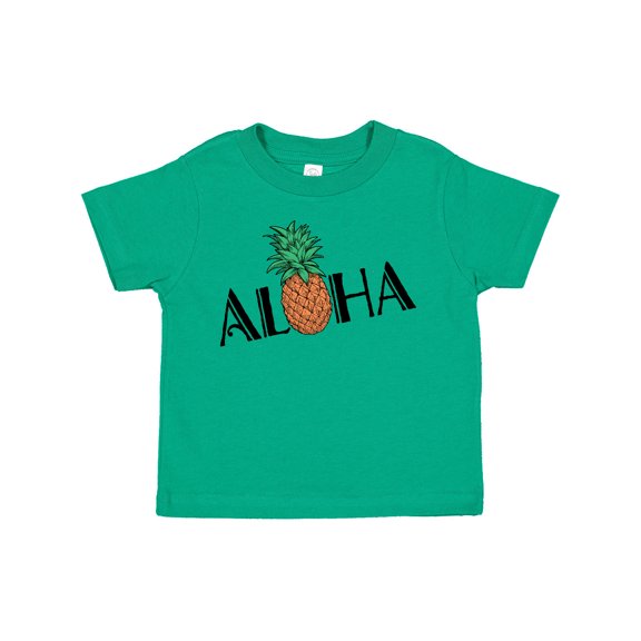 Inktastic Aloha- with Pineapple Boys or Girls Toddler T-Shirt