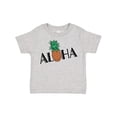 thumbnail image 1 of Inktastic Aloha- with Pineapple Boys or Girls Toddler T-Shirt, 1 of 5