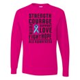 thumbnail image 1 of Inktastic ALS Awareness Strength Courage Support Long Sleeve T-Shirt, 1 of 5