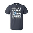 thumbnail image 1 of Inktastic Als Awareness Strength Courage Support T-Shirt, 1 of 5