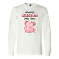 thumbnail image 1 of Inktastic Always Axolotl Questions Cute Curious Axolotl Long Sleeve T-Shirt, 1 of 5