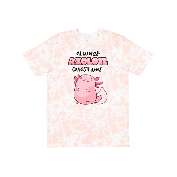 Inktastic Always Axolotl Questions Cute Curious Axolotl T-Shirt