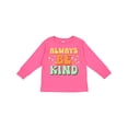 thumbnail image 1 of Inktastic Always Be Kind Boys or Girls Long Sleeve Toddler T-Shirt, 1 of 5