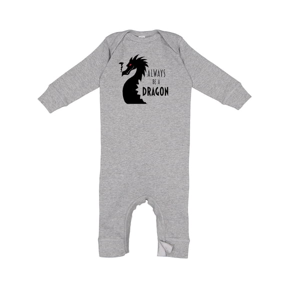 Inktastic Always Be a Dragon Baby Romper Coveralls