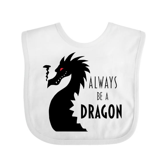 Inktastic Always Be a Dragon Boys or Girls Baby Bib