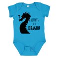 thumbnail image 1 of Inktastic Always Be a Dragon Boys or Girls Baby Bodysuit, 1 of 5