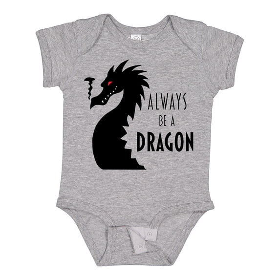 Inktastic Always Be a Dragon Boys or Girls Baby Bodysuit