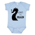thumbnail image 1 of Inktastic Always Be a Dragon Boys or Girls Baby Bodysuit, 1 of 5