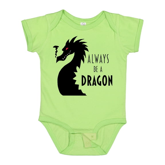 Inktastic Always Be a Dragon Boys or Girls Baby Bodysuit