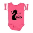 thumbnail image 1 of Inktastic Always Be a Dragon Boys or Girls Baby Bodysuit, 1 of 5