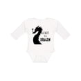 thumbnail image 1 of Inktastic Always Be a Dragon Boys or Girls Long Sleeve Baby Bodysuit, 1 of 5