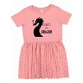 thumbnail image 1 of Inktastic Always Be a Dragon Girls Toddler Dress, 1 of 5