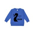 thumbnail image 1 of Inktastic Always Be a Dragon Toddler Sweatshirt, 1 of 4