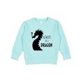 thumbnail image 1 of Inktastic Always Be a Dragon Toddler Sweatshirt, 1 of 4