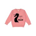 thumbnail image 1 of Inktastic Always Be a Dragon Toddler Sweatshirt, 1 of 4