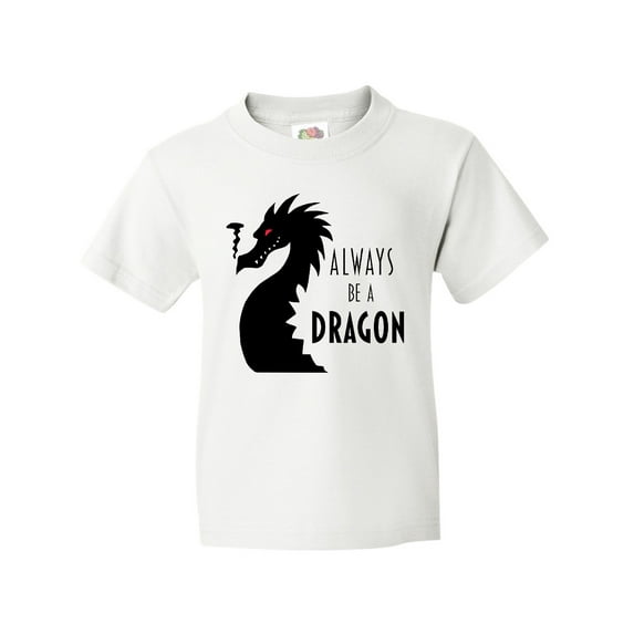 Inktastic Always Be a Dragon Youth T-Shirt