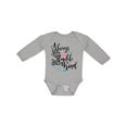 thumbnail image 1 of Inktastic Always Stay Humble and Kind Boys or Girls Long Sleeve Baby Bodysuit, 1 of 5