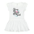 thumbnail image 1 of Inktastic Always Stay Humble and Kind Girls Baby Dress, 1 of 5