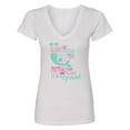 thumbnail image 1 of Inktastic Always Be Yourself, Unless You Can Be a Mermaid Women's V-Neck T-Shirt, 1 of 5