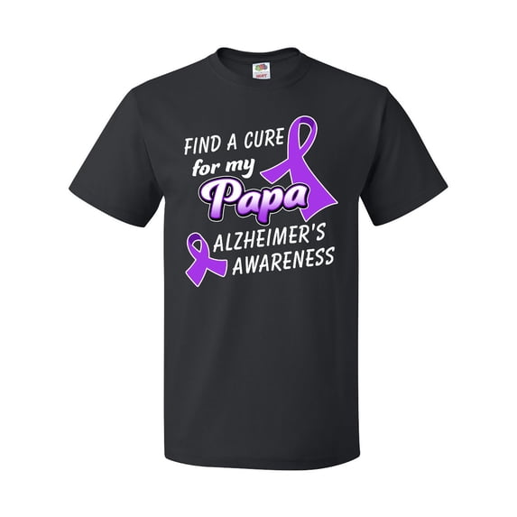 Inktastic Alzheimer's Awareness Find a Cure for my Papa T-Shirt