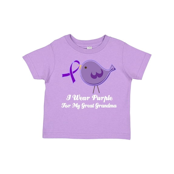 Inktastic Alzheimer's Awareness Great Grandma Girls Toddler T-Shirt