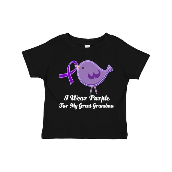 Inktastic Alzheimer's Awareness Great Grandma Girls Toddler T-Shirt