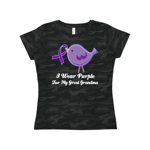 Inktastic Alzheimer's Awareness Great Grandma Women's T-Shirt