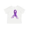 thumbnail image 1 of Inktastic Alzheimer's Awareness Purple Ribbon Made of Heart Boys or Girls Toddler T-Shirt, 1 of 5