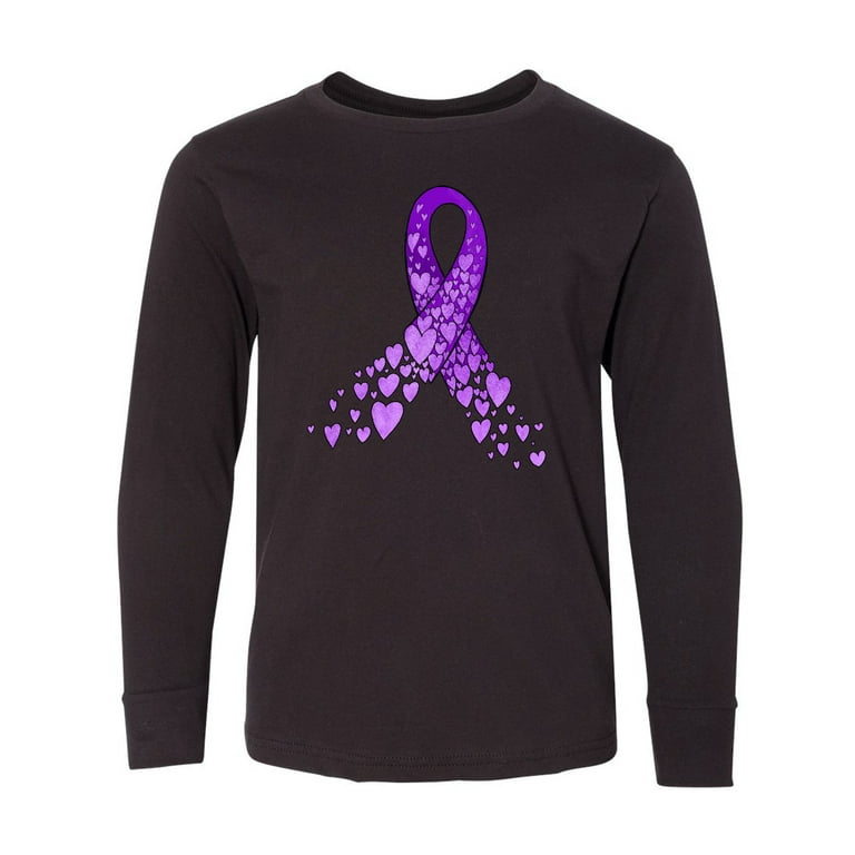 Truck Purple Ribbon November Alzheimer's Awareness Month T-Shirt Truck Purple Ribbon November Alzheimer's Awareness Month T-Shirt