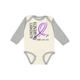 thumbnail image 1 of Inktastic Alzheimers Awareness- Fight, care, cure Boys or Girls Long Sleeve Baby Bodysuit, 1 of 5