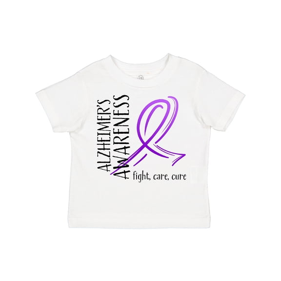 Inktastic Alzheimers Awareness- Fight, care, cure Boys or Girls Toddler T-Shirt