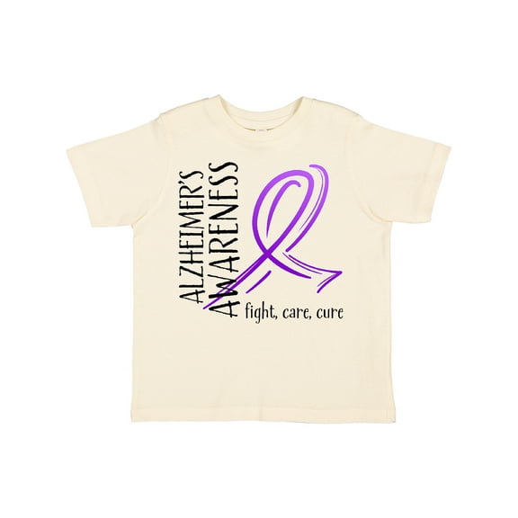 Inktastic Alzheimers Awareness- Fight, care, cure Boys or Girls Toddler T-Shirt