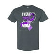 thumbnail image 1 of Inktastic Alzheimers Awareness I Wear Purple for My Mom T-Shirt, 1 of 5