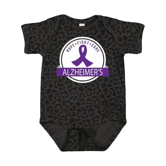Inktastic Alzheimers Awareness Month Hope Fight Cure Boys or Girls Baby Bodysuit