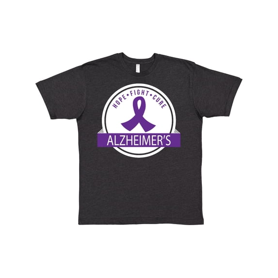 Inktastic Alzheimers Awareness Month Hope Fight Cure T-Shirt