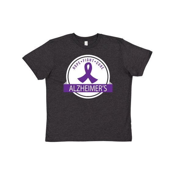Inktastic Alzheimers Awareness Month Hope Fight Cure Youth T-Shirt