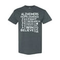 thumbnail image 1 of Inktastic Alzheimers Awareness Support Slogan T-Shirt, 1 of 5