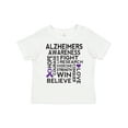 thumbnail image 1 of Inktastic Alzheimers Disease Awareness Month Ribbon Boys or Girls Toddler T-Shirt, 1 of 5