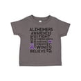 thumbnail image 1 of Inktastic Alzheimers Disease Awareness Month Ribbon Boys or Girls Toddler T-Shirt, 1 of 5