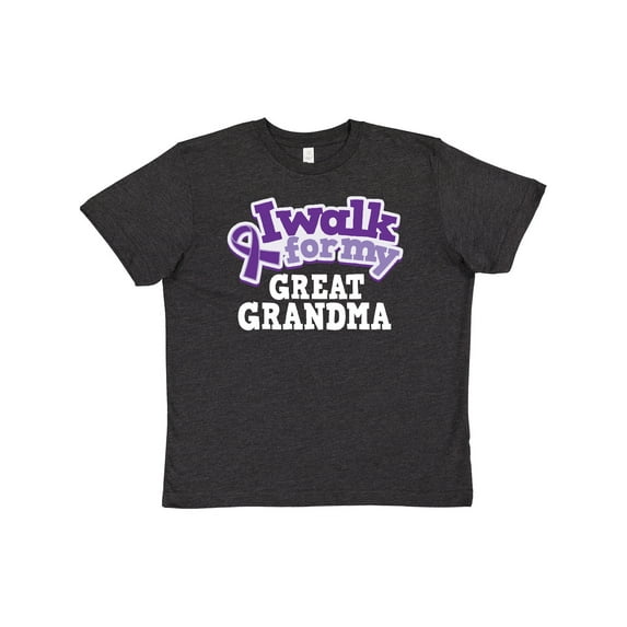 Inktastic Alzheimers Great Grandma Lupus awareness Youth T-Shirt