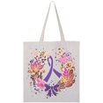 thumbnail image 1 of Inktastic Alzheimers Lupus Fibromyalgia Awareness Wreath Tote Bag, 1 of 4