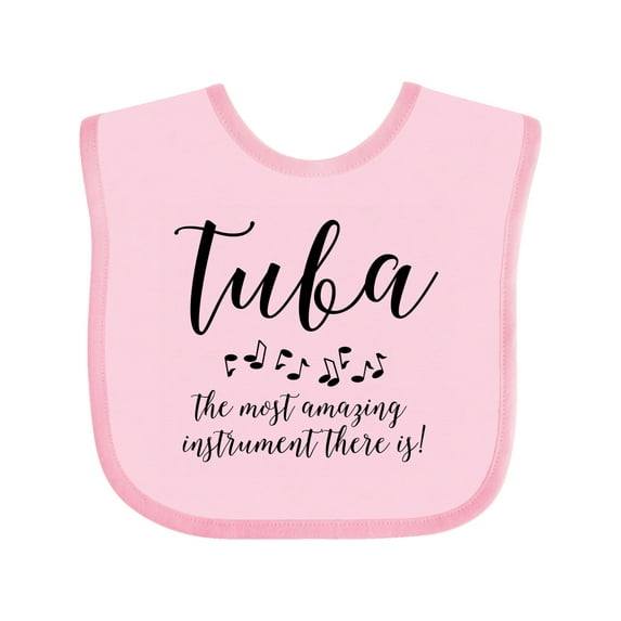 Inktastic Amazing Tuba Boys or Girls Baby Bib