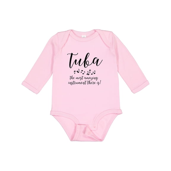 Inktastic Amazing Tuba Boys or Girls Long Sleeve Baby Bodysuit