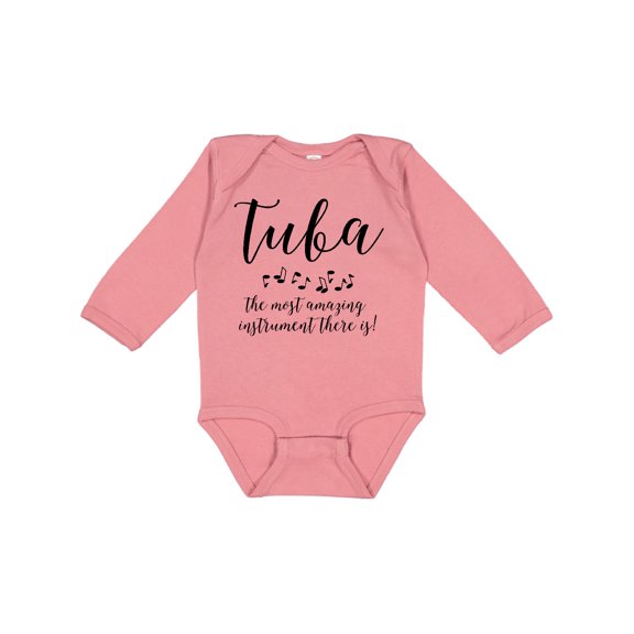 Inktastic Amazing Tuba Boys or Girls Long Sleeve Baby Bodysuit