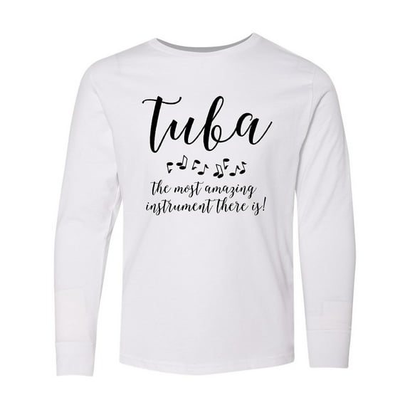 Inktastic Amazing Tuba Long Sleeve Youth T-Shirt