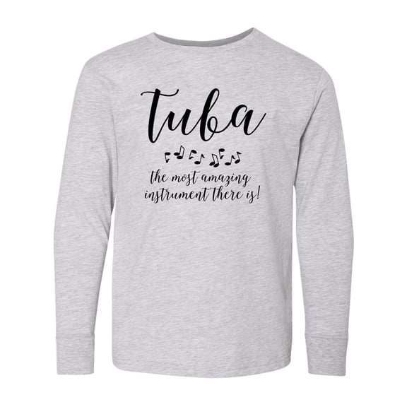 Inktastic Amazing Tuba Long Sleeve Youth T-Shirt