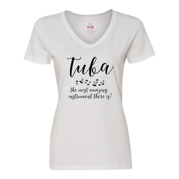 Inktastic Amazing Tuba Women's V-Neck T-Shirt