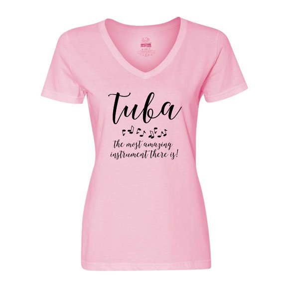 Inktastic Amazing Tuba Women's V-Neck T-Shirt