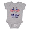 thumbnail image 1 of Inktastic America Est 1776 4th of July Boys or Girls Baby Bodysuit, 1 of 5